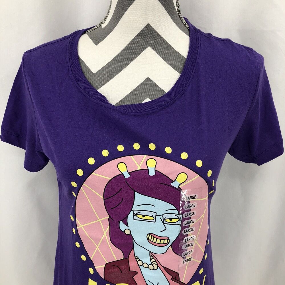 RICK AND MORTY Adult Swim UNITY Graphic S/S T-Shirt JR Medium